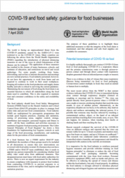 COVID-19 and food safety: guidance for food businesses COVID-19 and food safety: guidance for food businesses