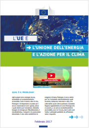 L’UE e l’unione dell’energia e l’azione per il clima