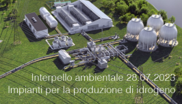 Interpello ambientale 28.07.2023 - AIA per impianti per la produzione di idrogeno Interpello ambientale 28.07.2023 - AIA per impianti per la produzione di idrogeno