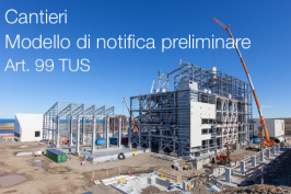 Modello notifica preliminare Cantieri