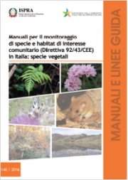 Manuale monitoraggio vegetali