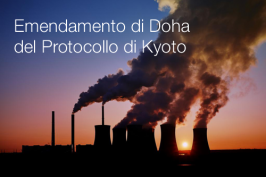 Emendamento di Doha del Protocollo di Kyoto Emendamento di Doha del Protocollo di Kyoto