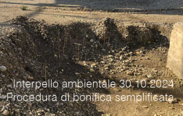 Interpello ambientale 30.10.2024 - Procedura di bonifica semplificata Interpello ambientale 30.10.2024 - Procedura di bonifica semplificata