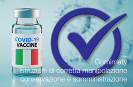 Istruzioni manipolazione, conservazione e somministrazione Comirnaty