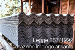 Legge 27 marzo 1992 n. 257 Legge 27 marzo 1992 n. 257