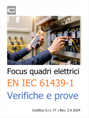 Focus Quadri elettrici EN 61439-1: Verifiche e Prove previste