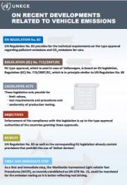 Regulation No 83 UNECE: Approval of vehicles regard to the emission of pollutan Regulation No 83 UNECE: Approval of vehicles regard to the emission of pollutan