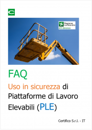 FAQ - Uso in sicurezza di Piattaforme di Lavoro Elevabili (PLE)