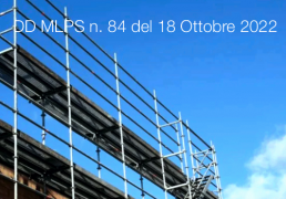 Decreto Direttoriale MLPS n. 84 del 18 Ottobre 2022