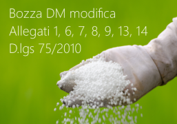 Bozza DM modifica Allegati 1, 6, 7, 8, 9, 13, 14 D.lgs 75/2010 Bozza DM modifica Allegati 1, 6, 7, 8, 9, 13, 14 D.lgs 75/2010