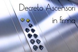 Decreto ascensori: il testo prossimo alla firma