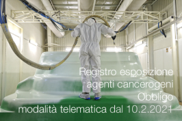 Registri esposizione agenti cancerogeni/mutageni/agenti biologici | Obbligo invio telematico