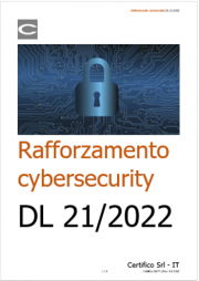 Rafforzamento cybersecurity DL 21/2022