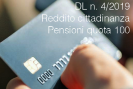 Decreto-Legge 28 gennaio 2019 n. 4