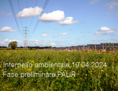 Interpello ambientale 19.04.2024 - Fase preliminare PAUR