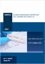 Covid-19 | Contagi sul lavoro denunciati all’INAIL: Schede regionali 31 Maggio 2021