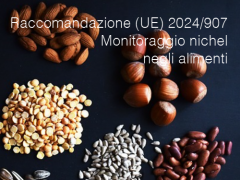 Raccomandazione (UE) 2024/907 / Monitoraggio nichel negli alimenti