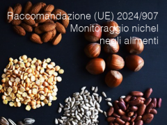 Raccomandazione (UE) 2024/907 / Monitoraggio nichel negli alimenti Raccomandazione (UE) 2024/907 / Monitoraggio nichel negli alimenti