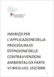 Procedura estinzione contravvenzioni ambientali