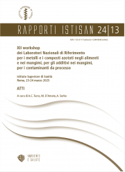 Rapporto ISTISAN 24/13 - Laboratori Nazionali di Riferimento metalli negli alimenti Rapporto ISTISAN 24/13 - Laboratori Nazionali di Riferimento metalli negli alimenti