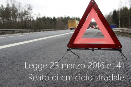 Legge 23 marzo 2016 n. 41