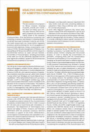 Analysis and management of asbestos-contaminated soils