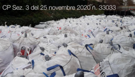 Cassazione Penale Sez. 3 del 25 novembre 2020 n. 33033 Cassazione Penale Sez. 3 del 25 novembre 2020 n. 33033