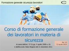 Formazione generale sicurezza lavoratori 