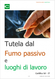 Tutela dal fumo passivo sui luoghi di lavoro