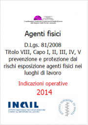 Indicazioni operative protezione agenti fisici luoghi di lavoro