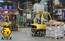 EN 1755:2024 | Requisiti carrelli industriali per zone ATEX EN 1755:2024 | Requisiti carrelli industriali per zone ATEX