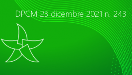 DPCM 23 dicembre 2021 n. 243