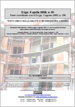 Testo Unico Sicurezza D. Lgs 81/2008 - 12.2014