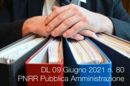 Decreto-Legge 9 giugno 2021 n. 80 