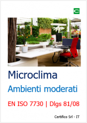 Microclima ambienti moderati: EN ISO 7730