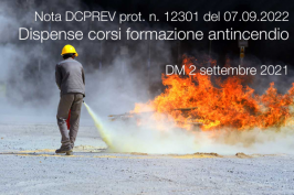 Nota DCPREV prot. n. 12301 del 7 settembre 2022