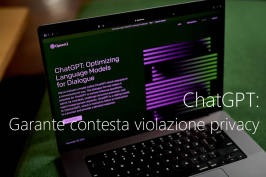 ChatGPT: Il Garante contesta violazione privacy ChatGPT: Il Garante contesta violazione privacy
