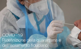 COVID -19 | Ridefinizione della quarantena e dell’isolamento fiduciario