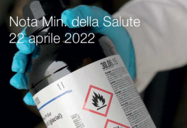 Nota Ministero della Salute 22 aprile 2022