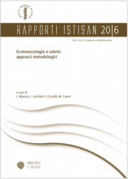 ISTISAN 20/6 - Ecotossicologia e salute: approcci metodologici ISTISAN 20/6 - Ecotossicologia e salute: approcci metodologici