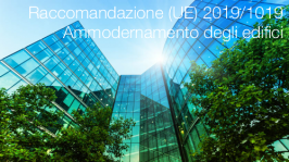 Raccomandazione (UE) 2019/1019 | Ammodernamento degli edifici