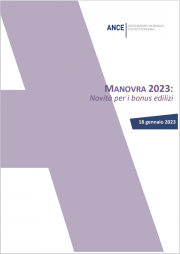 Manovra 2023: Bonus edilizi Manovra 2023: Bonus edilizi