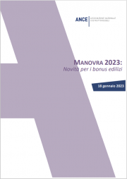 Manovra 2023: Bonus edilizi