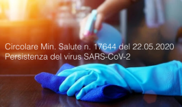 Circolare Min. Salute n. 0017644 del 22.05.2020 Circolare Min. Salute n. 0017644 del 22.05.2020