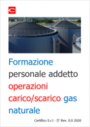 Formazione personale addetto alle operazioni di carico e scarico di gas naturale