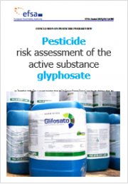 Conclusion pesticide risk assessment of the active substance glyphosate
