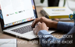 Nuova modalità trasmissione comunicazioni lavoro agile | Template excel