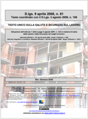 Testo Unico Sicurezza D.Lgs. 81/2008 - 08.2022