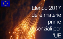 Elenco 2017 delle materie prime essenziali per l'UE