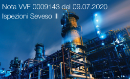 Nota VVF 0009143 del 09.07.2020 | Ispezioni Seveso III